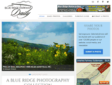 Tablet Screenshot of blueridgeparkwaydaily.com